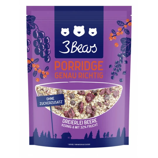 3 Bears Dreierlei Beere Porridge 400G