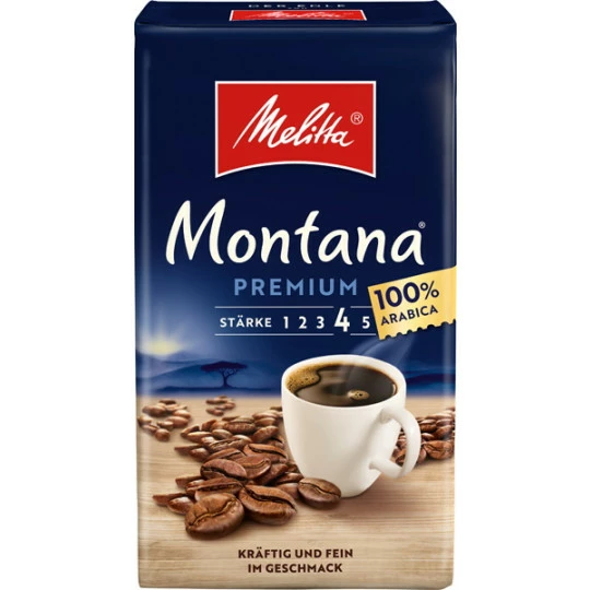 Melitta Kaffee Montana Gemahlen 500G
