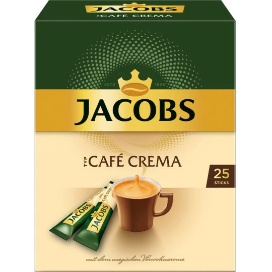 Jacobs Typ Café Crema Sticks 25ST 45G