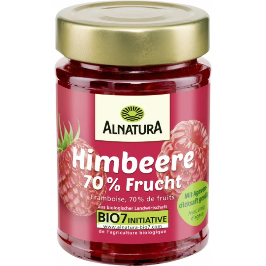 Alnatura Bio Fruchtaufstrich Himbeere Mit Agavendicksaft 200G