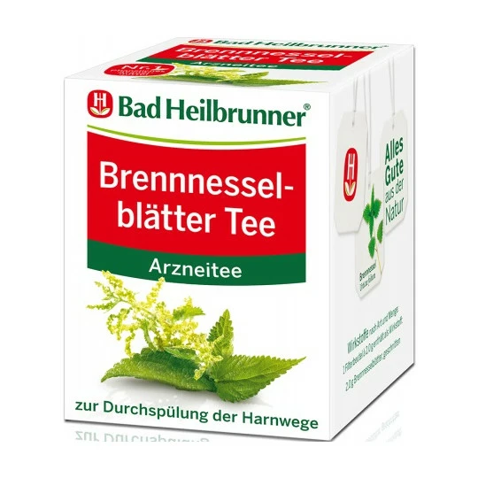 Bad Heilbrunner Brennnesselblätter Tee 8ST 16G