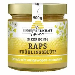 Bienenwirtschaft Honig Raps Und Frühlingsblüte 500G