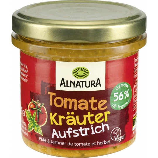 Alnatura Bio Tomate Kräuter Aufstrich 135G