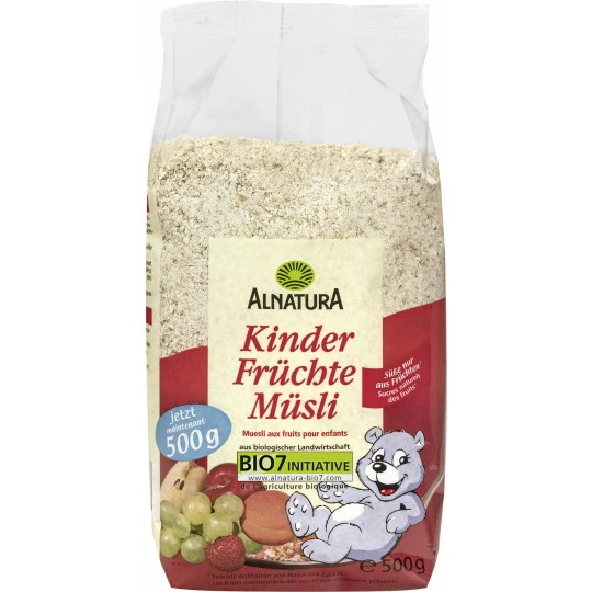 Alnatura Bio Kinder Früchte Müsli 500G