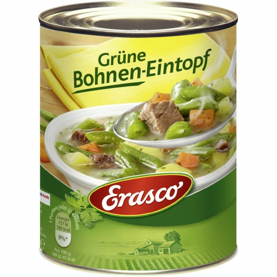 Erasco Grüne Bohnen-Eintopf 800G