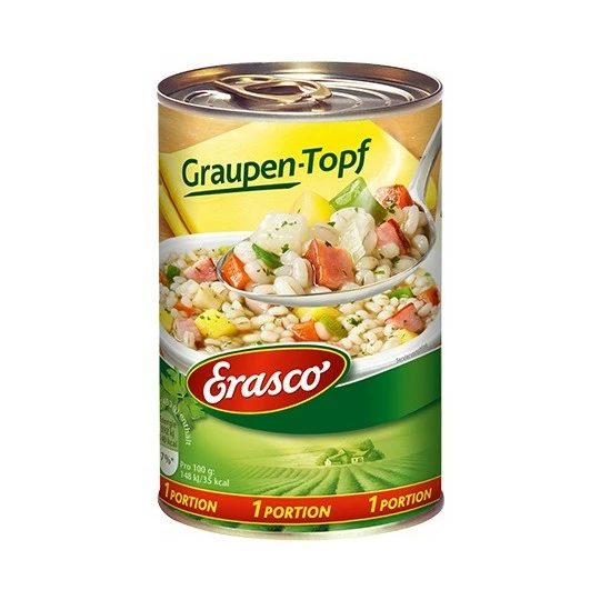 Erasco 1 Portion Graupen-Topf 400G