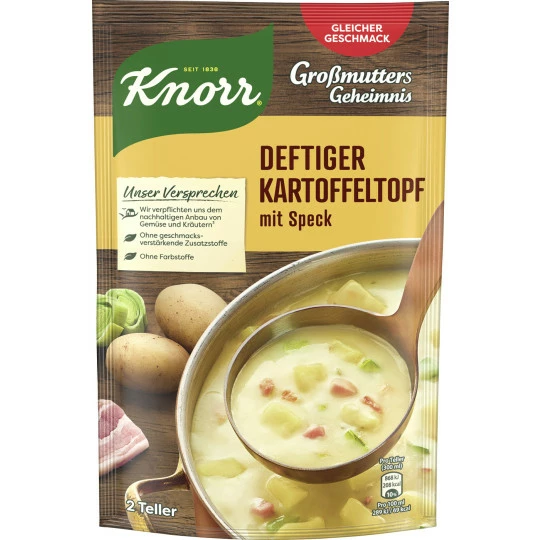 Knorr Großmutters Geheimnis Deftiger Kartoffeltopf 90G
