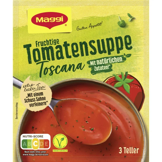 Maggi Guten Appetit Fruchtige Tomatensuppe Toscana Ergibt 750ML