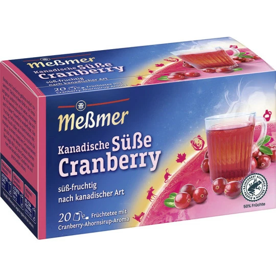 Meßmer Kanadische Süsse Cranberry 20ST 45G