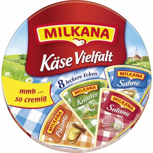 Milkana Käse Vielfalt 8ST 200G