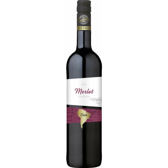 OverSeas Chile Merlot Rotwein 2020 0,75L