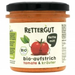 Rettergut Bio Aufstrich Tomate & Kräuter 135G