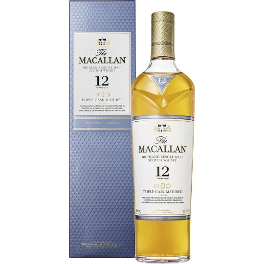 The Macallan Whisky 12 Jahre Triple Cask 40% GP 0,7L