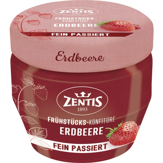 Zentis Frühstücks-Konfitüre Fein Passiert Erdbeere 230G